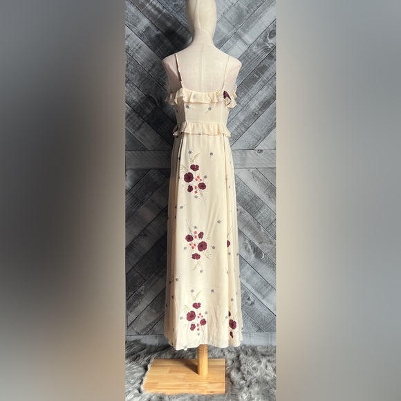 JOIE NWT Joie Cassiel Floral Ruffle Maxi Dress 6 - Picture 8 of 16